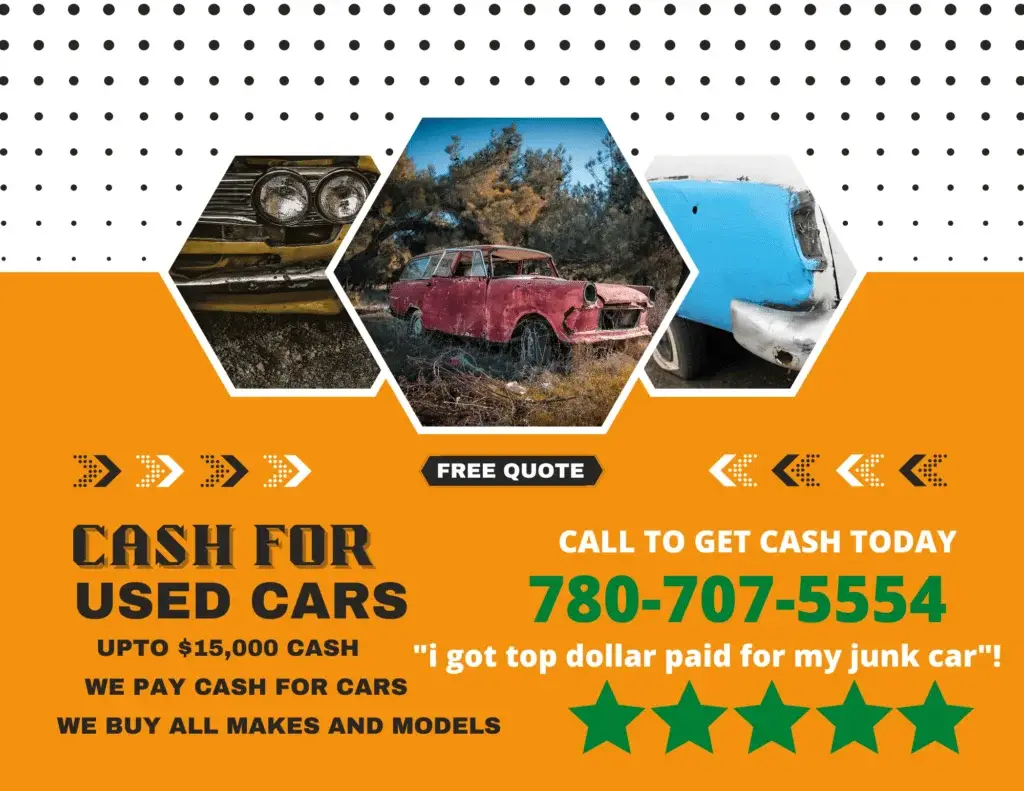 Contact Us Automotive Car Flyer Cash For Used Cars